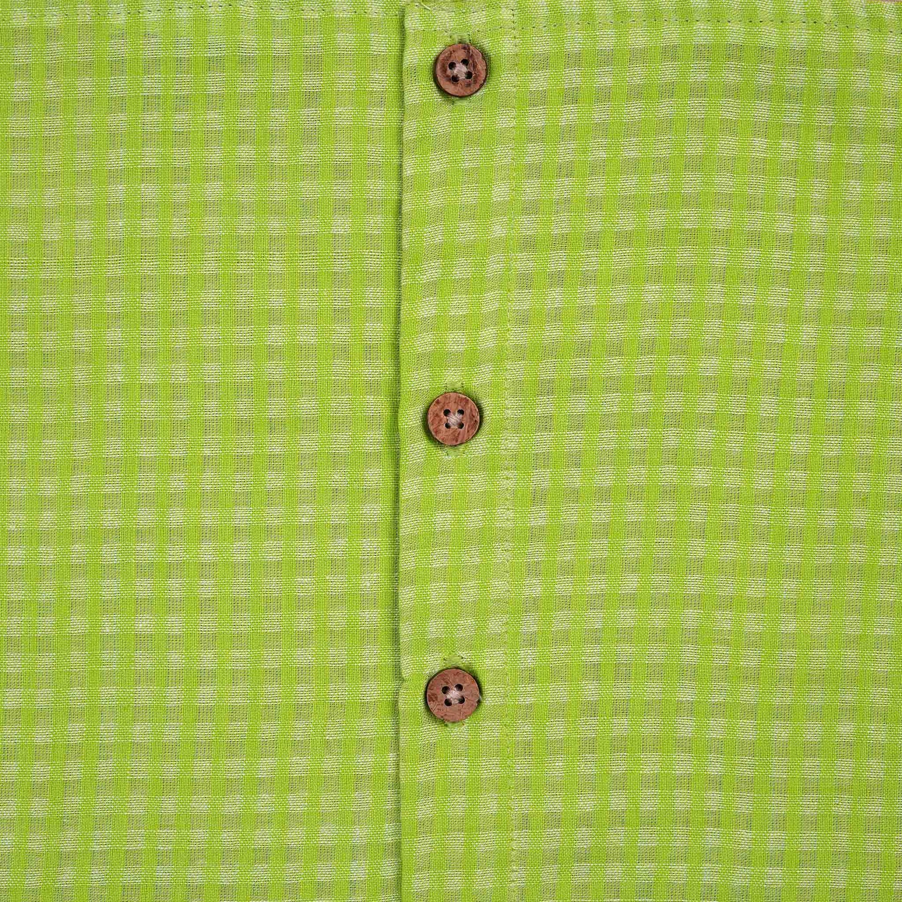 Trendy Lime Green Sleeveless Girls' CO-ORD Set – Cotton Comfort Boon Babies