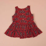 Elegant Maroon Paisley Cotton Girls CO-ORD SET – Trendy & Comfortable Boon Babies