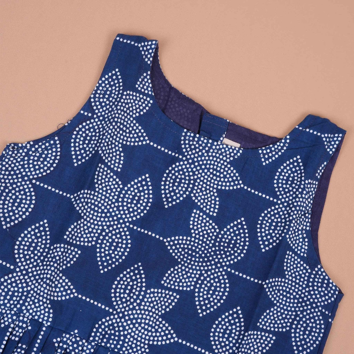 Trendy Navy Blue Star Print Cotton Girls CO-ORD SET – Soft & Stylish Boon Babies