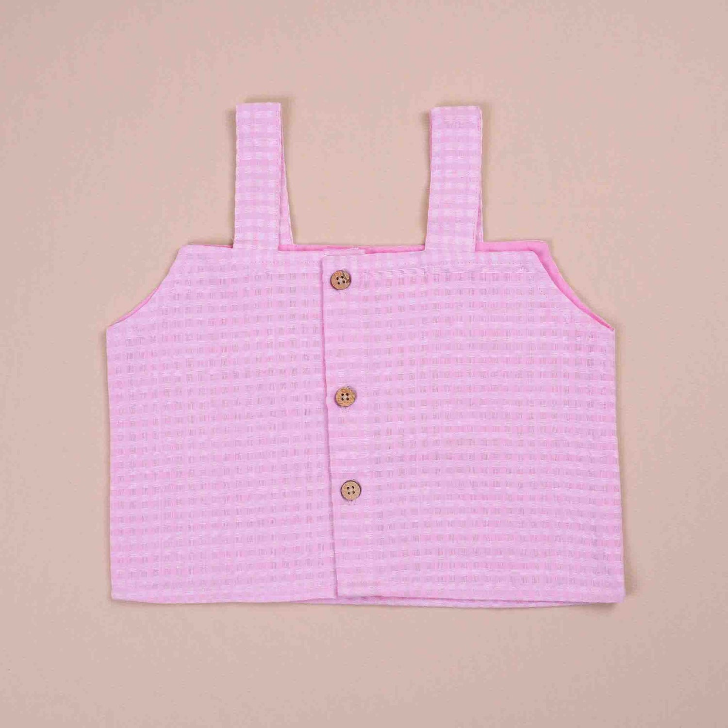 Adorable Pink Sleeveless Girls' CO-ORD Set – Cotton Outfit Boon Babies