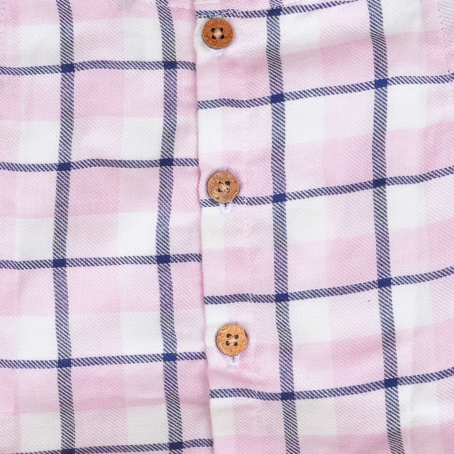 Stylish Pink & Blue Checkered Co-ord Set for Girls