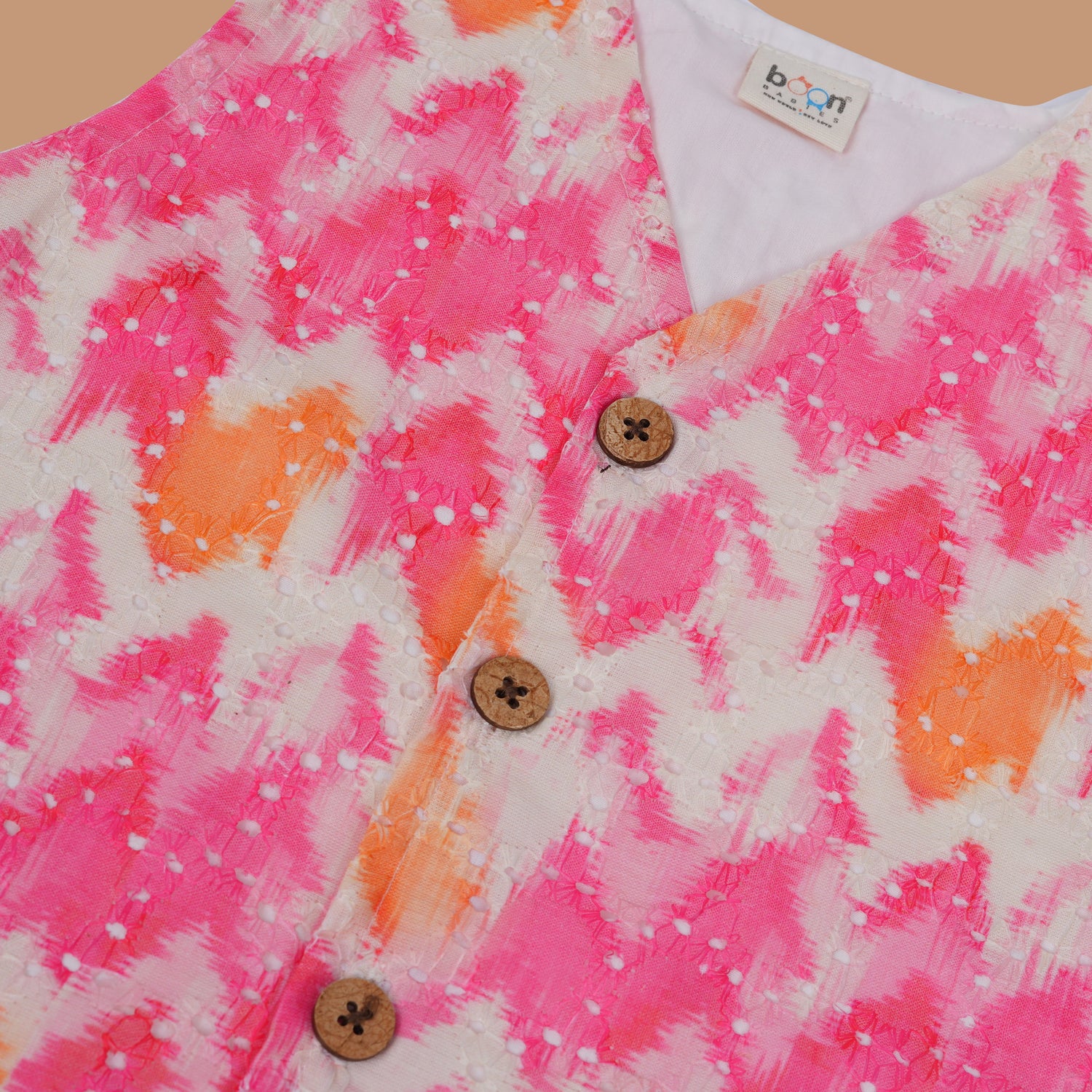 Vibrant Splash Pink Girls' Co-Ord Set Boon Babies
