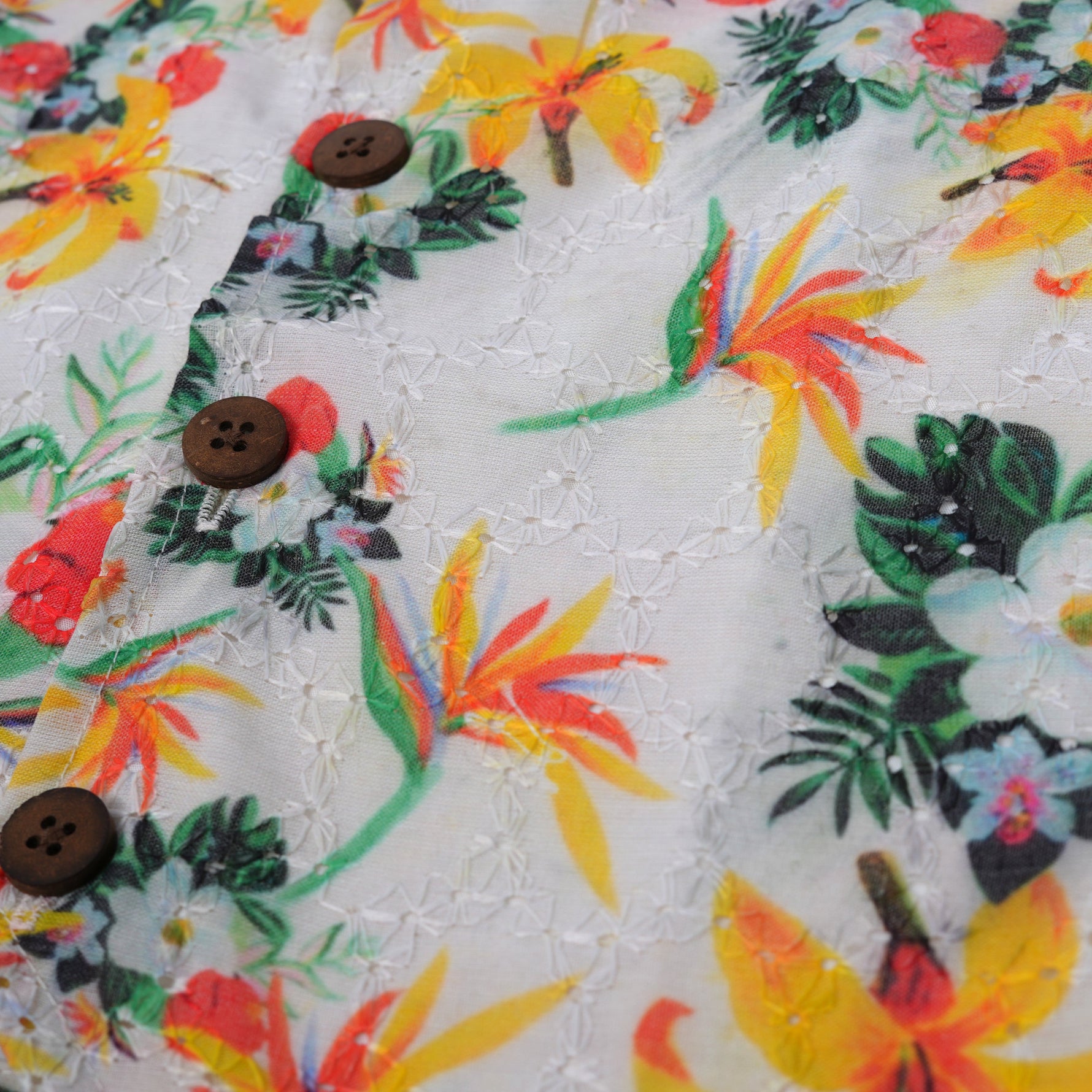 Tropical Bliss Yellow Floral Hakkoba Girls Co-Ord Set – Breezy & Stylish Boon Babies