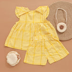 Lemon Check: Playful Gingham Co-Ord Set Boon Babies