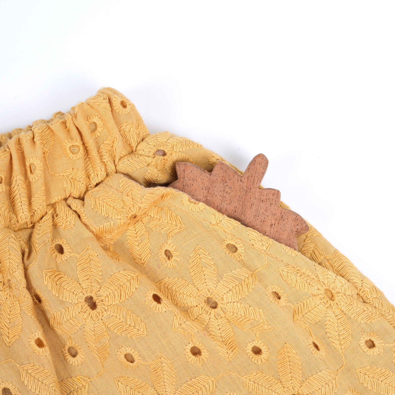 Yellow Hakoba Cotton Girls Co-ord Set – Breezy & Bright