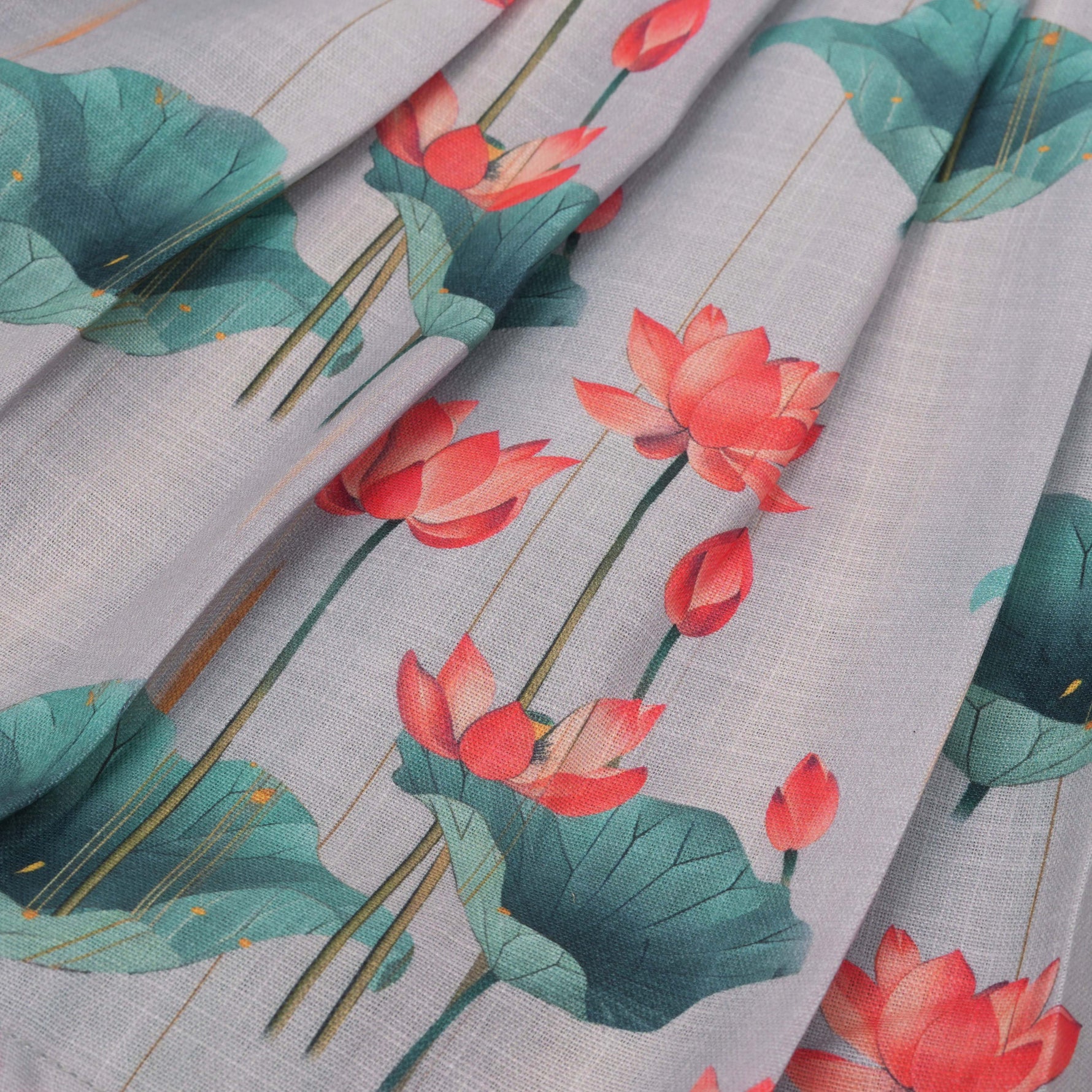 Cute cotton sleeveless frock with lotus print & bow. Perfect for ages 1–4 years. Stylish, breathable & comfy for everyday and festive wear.