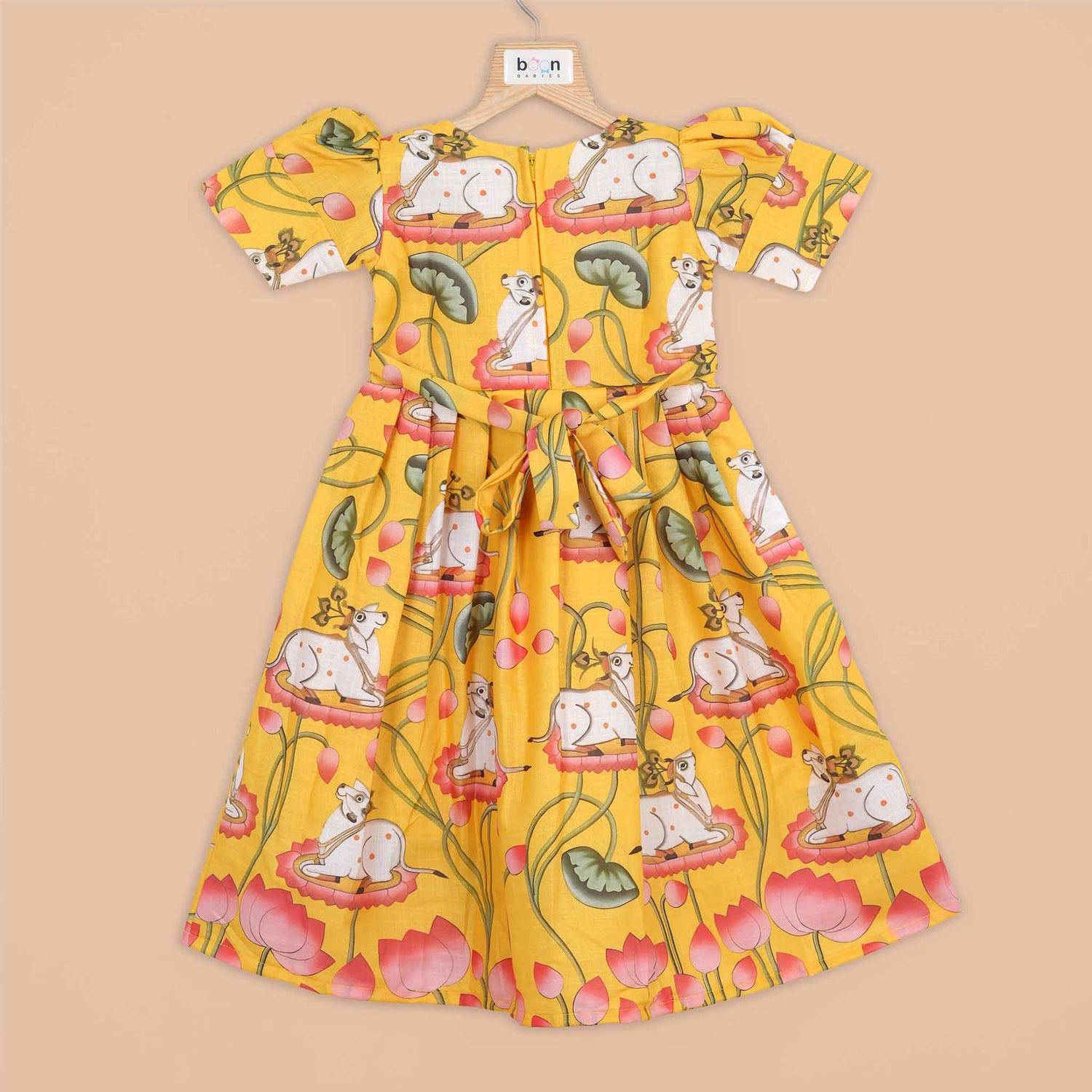 Elegant Nandi Print Maxi Frock for Girls