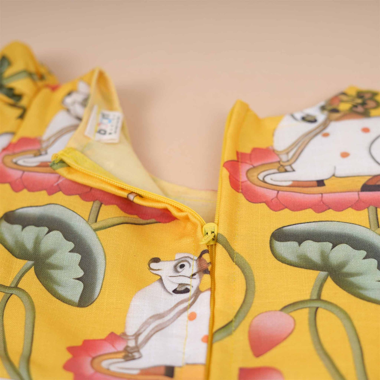 Elegant Nandi Print Maxi Frock for Girls