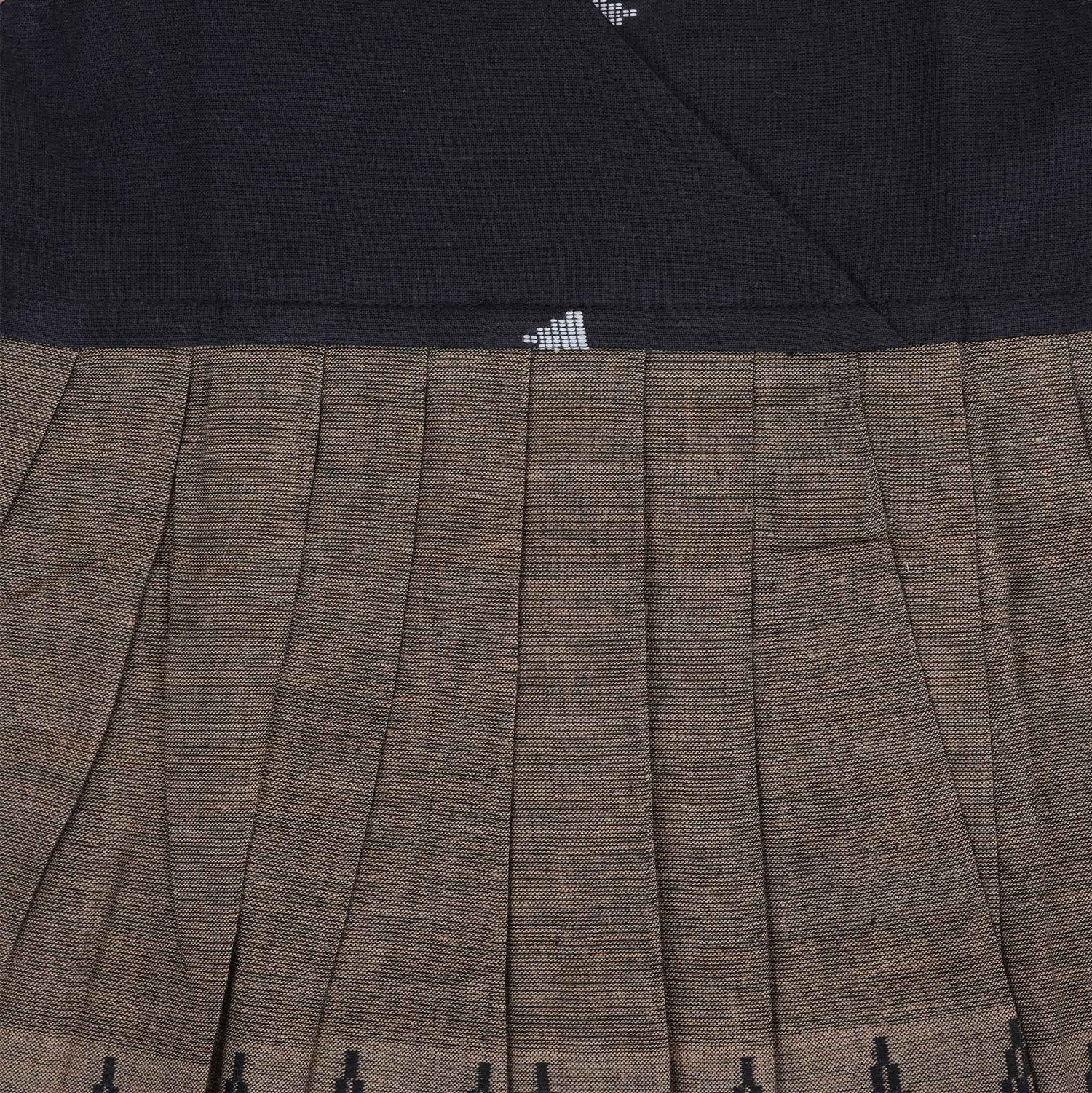 Elegant Cotton Frock for Girls – Ethnic Sleeveless Dress