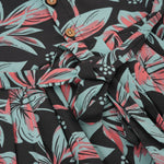 Stylish black cotton frock with floral prints and cap sleeves – comfy wear for girls aged 6M to 5Y.