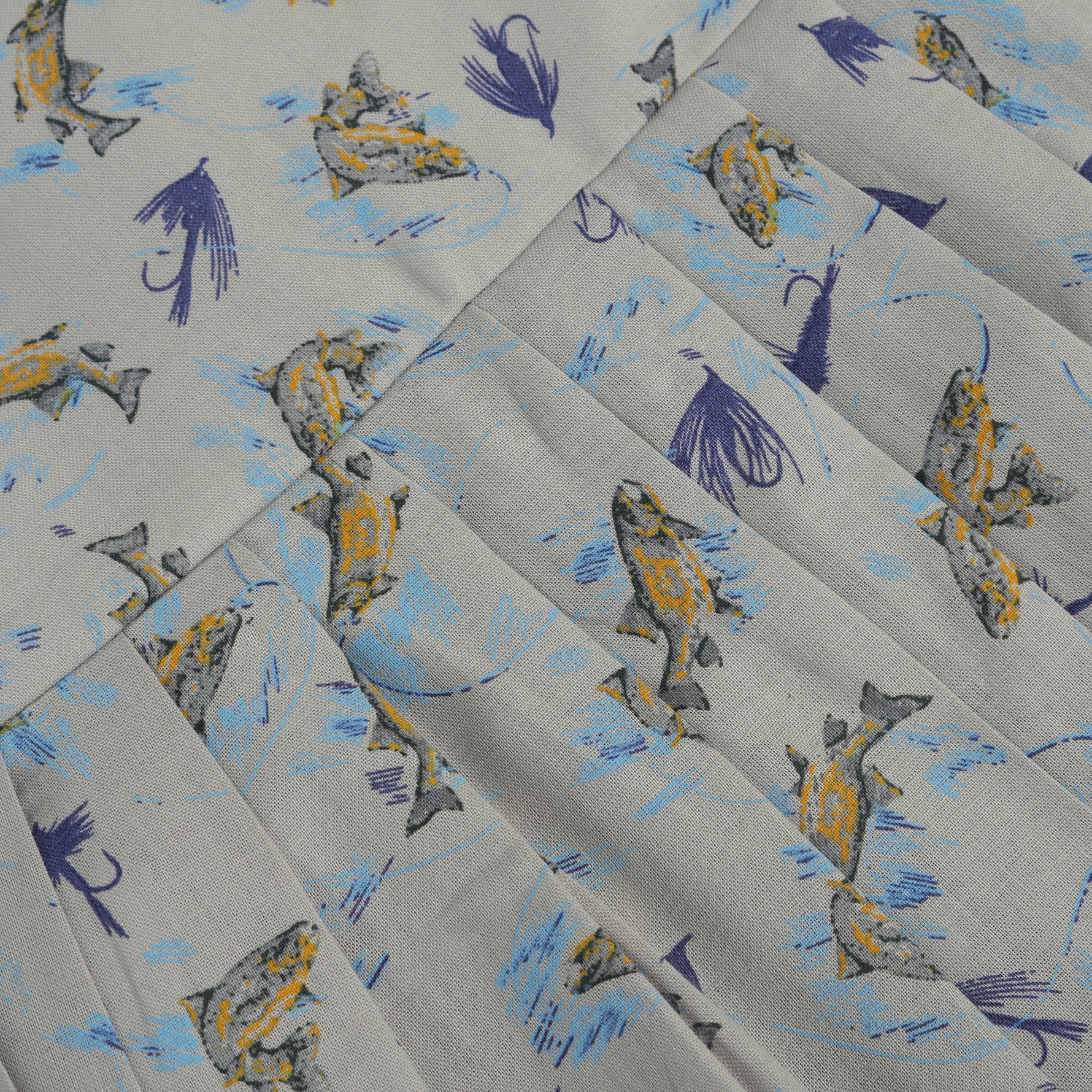 Blue floral cotton frock for girls with ruffle cap sleeves, designed for 6 months to 5 years – from Boon Babies kidswear collection, Coimbatore.
