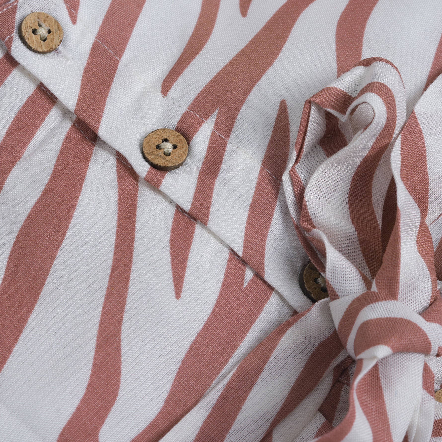 Pink zebra print cotton frock with cap sleeves for girls aged 6 months to 5 years – Boon Babies babywear from Coimbatore.
