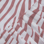 Pink zebra print cotton frock with cap sleeves for girls aged 6 months to 5 years – Boon Babies babywear from Coimbatore.
