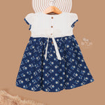 Adorable Kids Cotton Frock with Floral Patterns