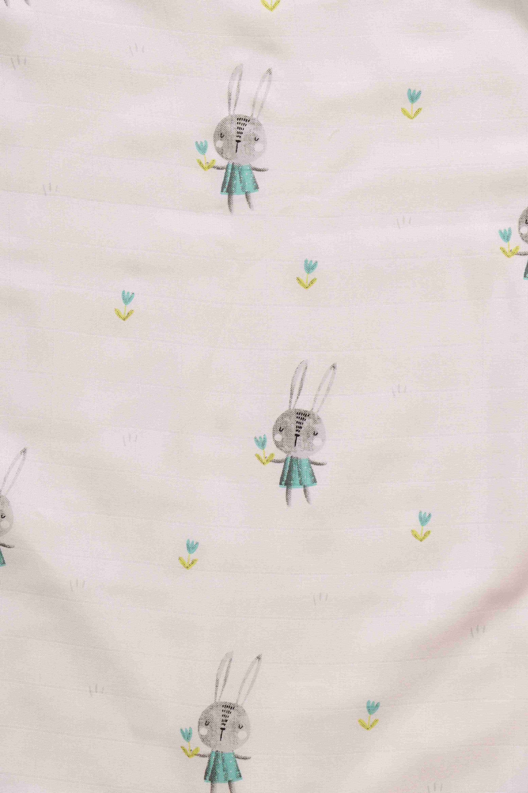 Delightful Muslin Baby Blanket with Cute Prints - Ultimate Comfort Boon Babies