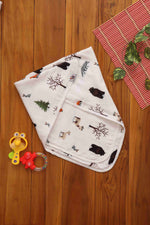 Delightful Muslin Baby Blanket with Cute Prints - Ultimate Comfort Boon Babies