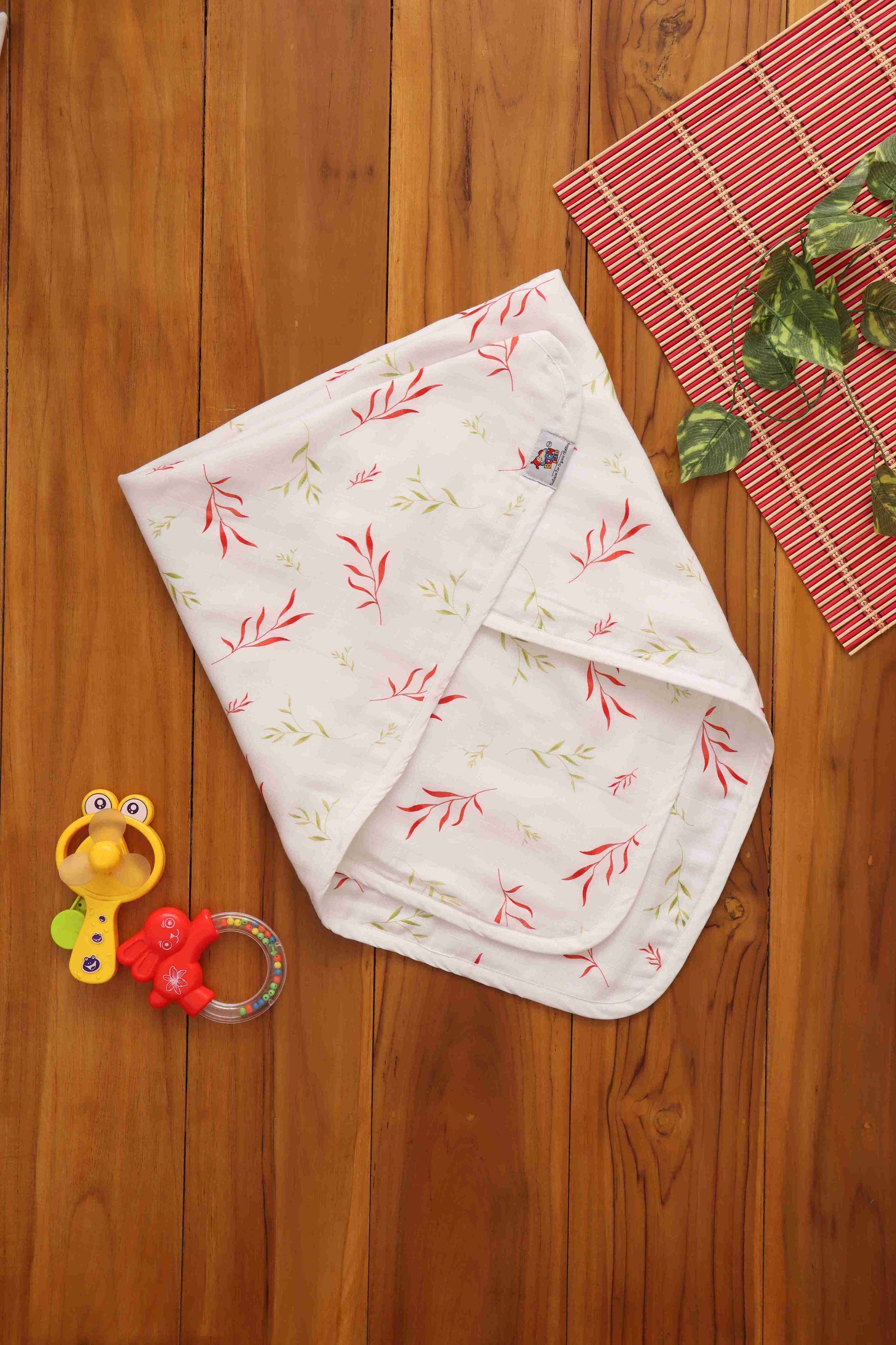 Delightful Muslin Baby Blanket with Cute Prints - Ultimate Comfort Boon Babies