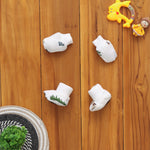 Charming Printed Muslin Cap Set with Mittens and Booties - Adorable Ensemble Boon Babies