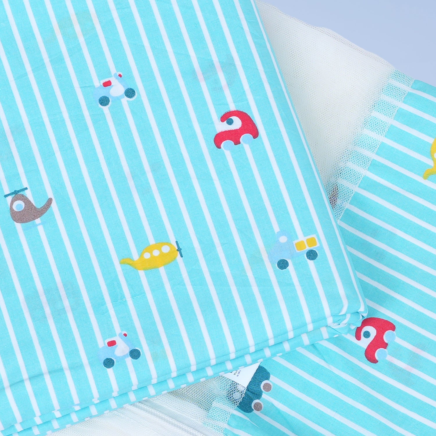 Serene Blue Striped Cradle Set – The Perfect Sleep Solution Boon Babies