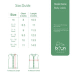 Soft, breathable printed muslin baby jabla with umbrella print from Boon Babies, designed for comfort and style.