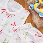 Playful Prints Muslin Jabla and Shorts Set – Perfect for Little Ones Boon Babies