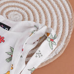 Wild Whimsy One-Side Knot Animal Print Frock for Babies Boon Babies