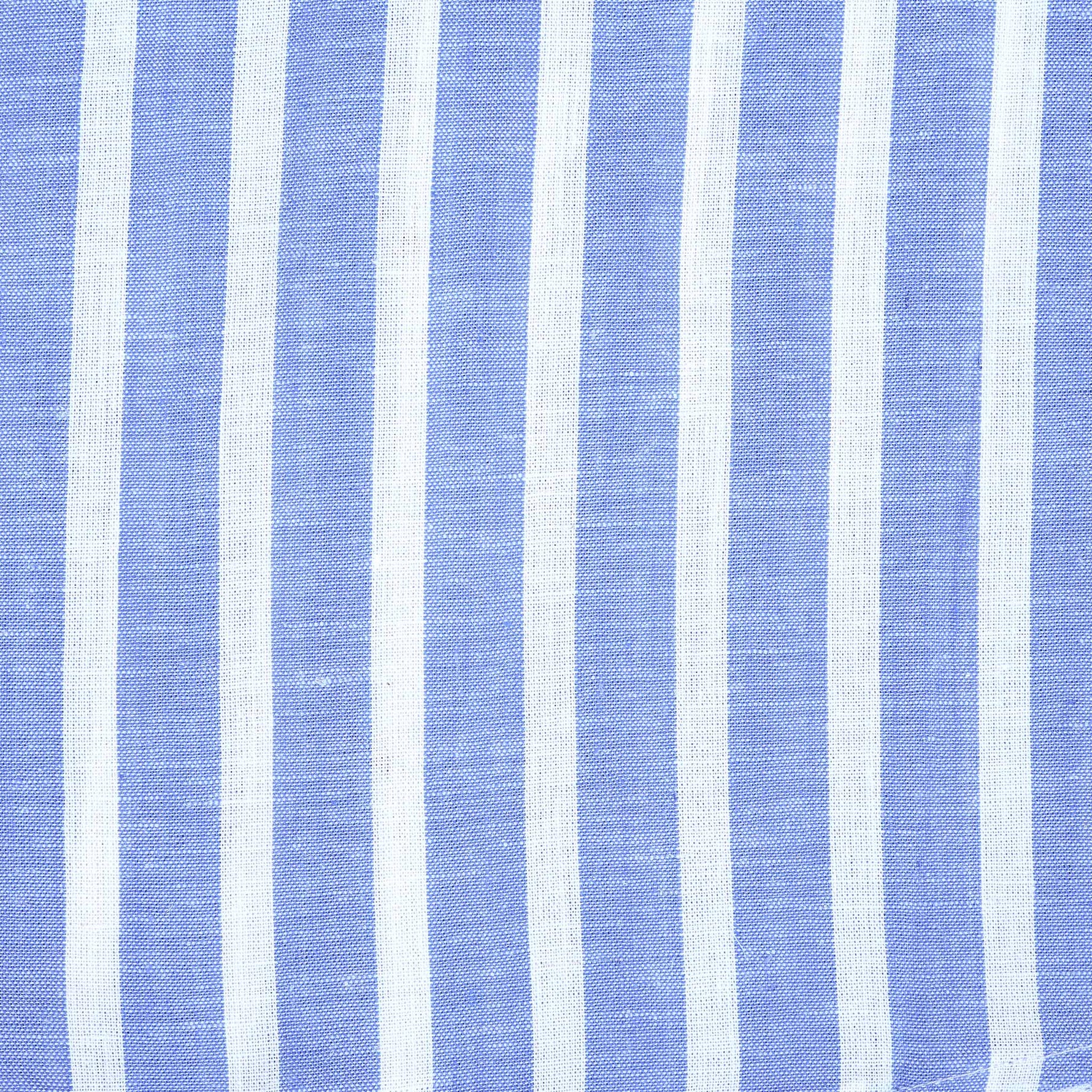 Blue striped cotton boys' shirt with Chinese collar by Boon Babies, featuring a printed design and comfortable fit for young children.
