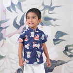 Boys Playful Cat Holiday Shirt - Fun and Festive! Boon Babies