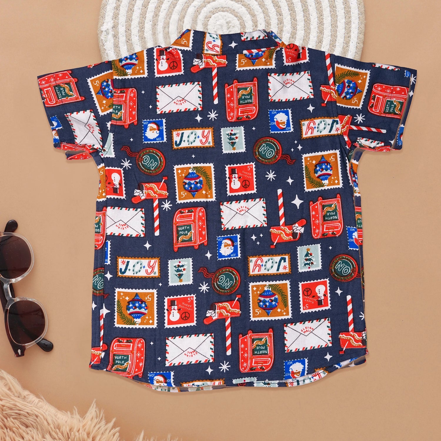 Holiday Vibes Boys Festive Theme Shirt Boon Babies