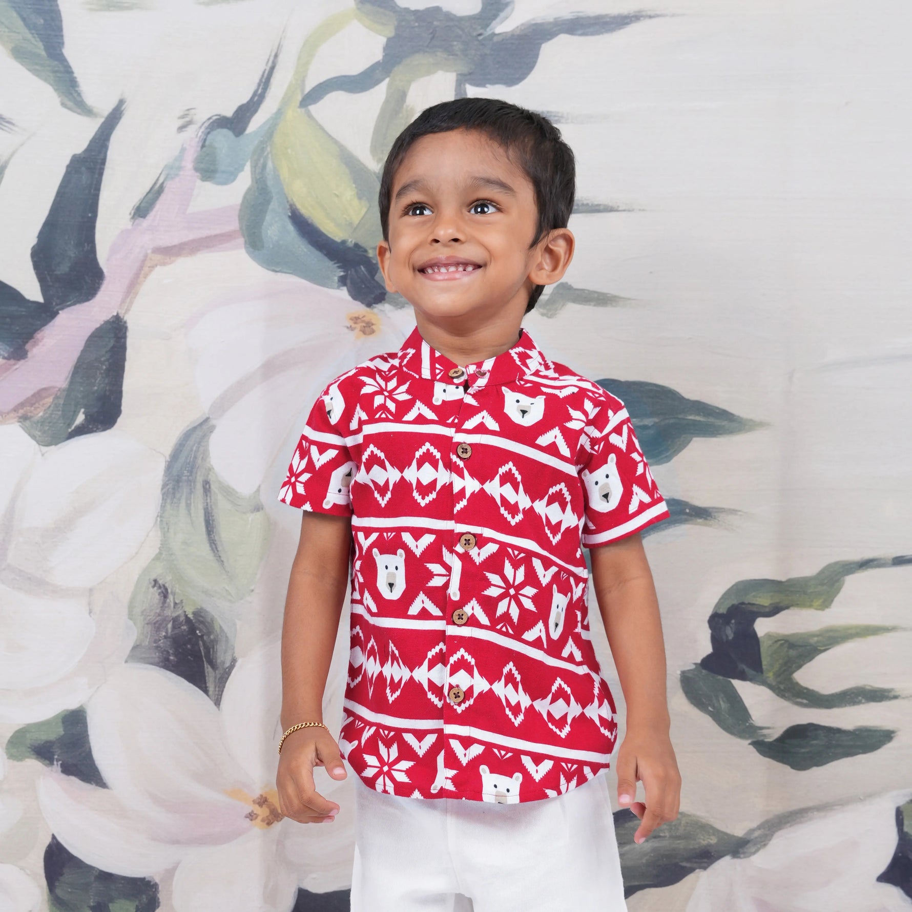 Boys Polar Wonderland Shirt - Holiday Fun Boon Babies