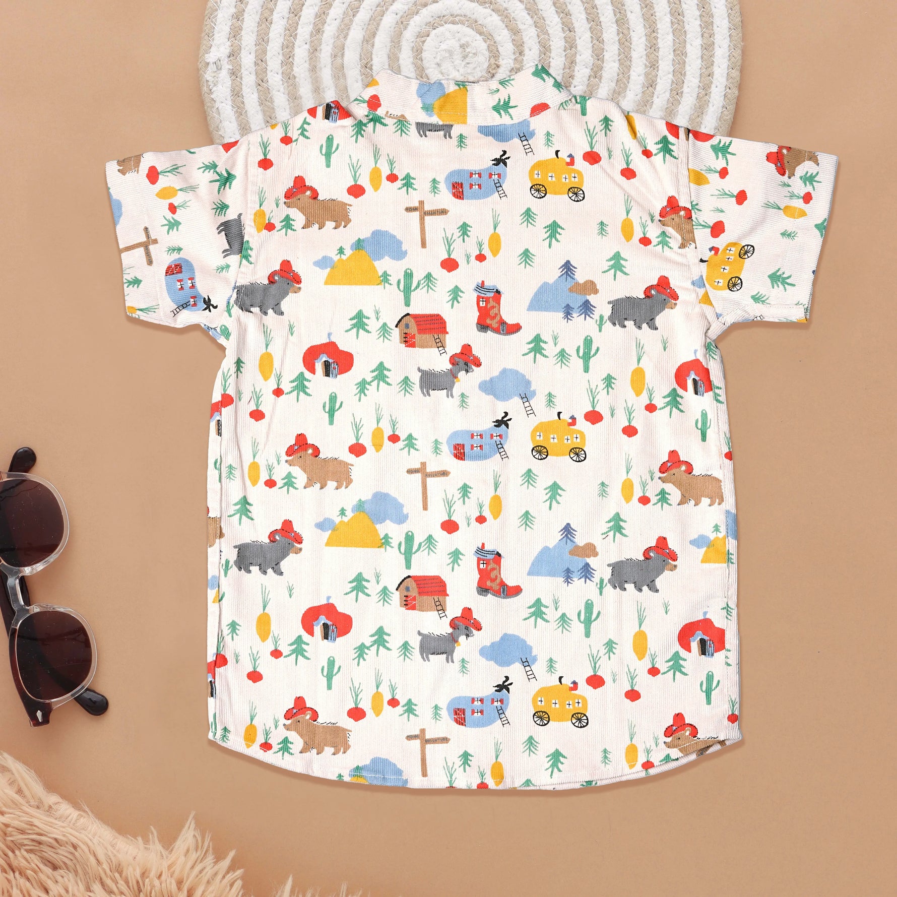 Kids Printed Shirt - Adventure Themed Delight Boon Babies