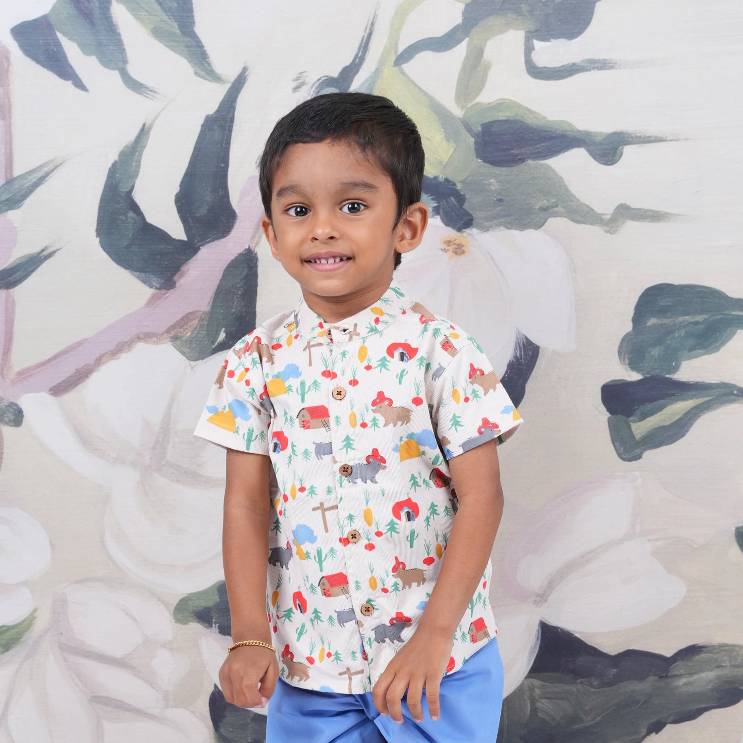 Kids Printed Shirt - Adventure Themed Delight Boon Babies