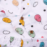 Cartoon Craze: Fun Printed Boys Shirt and Shorts Combo Boon Babies