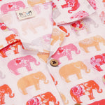 Cool Elephant Parade Shirt & Shorts Set - Vibrant Style for Kids Boon Babies