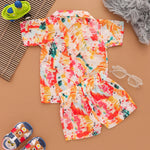 Creative Canvas: Boys' Colorful Splatter Paint Shirt and Shorts Boon Babies