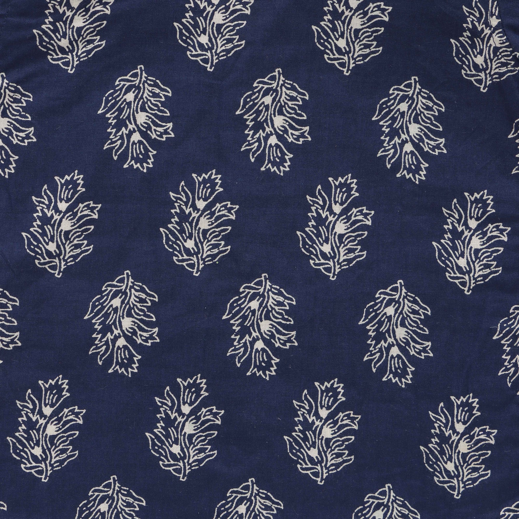 Navy blue floral print boys' shirt and shorts set by Boon Babies, open collar style, perfect for trendy little boys.