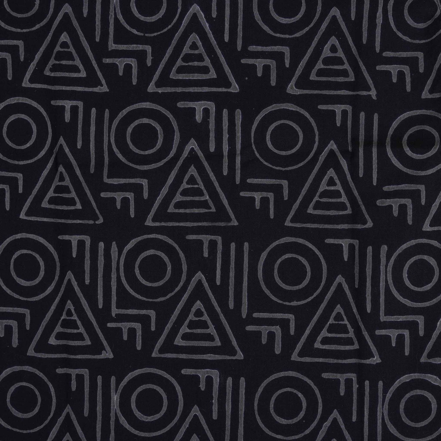 Boys Black Geometric Cotton Shirt and Shorts Set