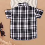 Comfortable and Trendy Boys’ Checkered Cotton Shirt Boon Babies