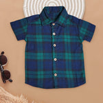 Boys Stylish Checkered Shirt in Bold Colors Boon Babies
