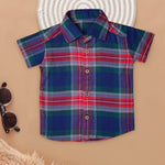 Vibrant Boys Plaid Shirt - Everyday Comfort Boon Babies