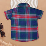 Vibrant Boys Plaid Shirt - Everyday Comfort Boon Babies