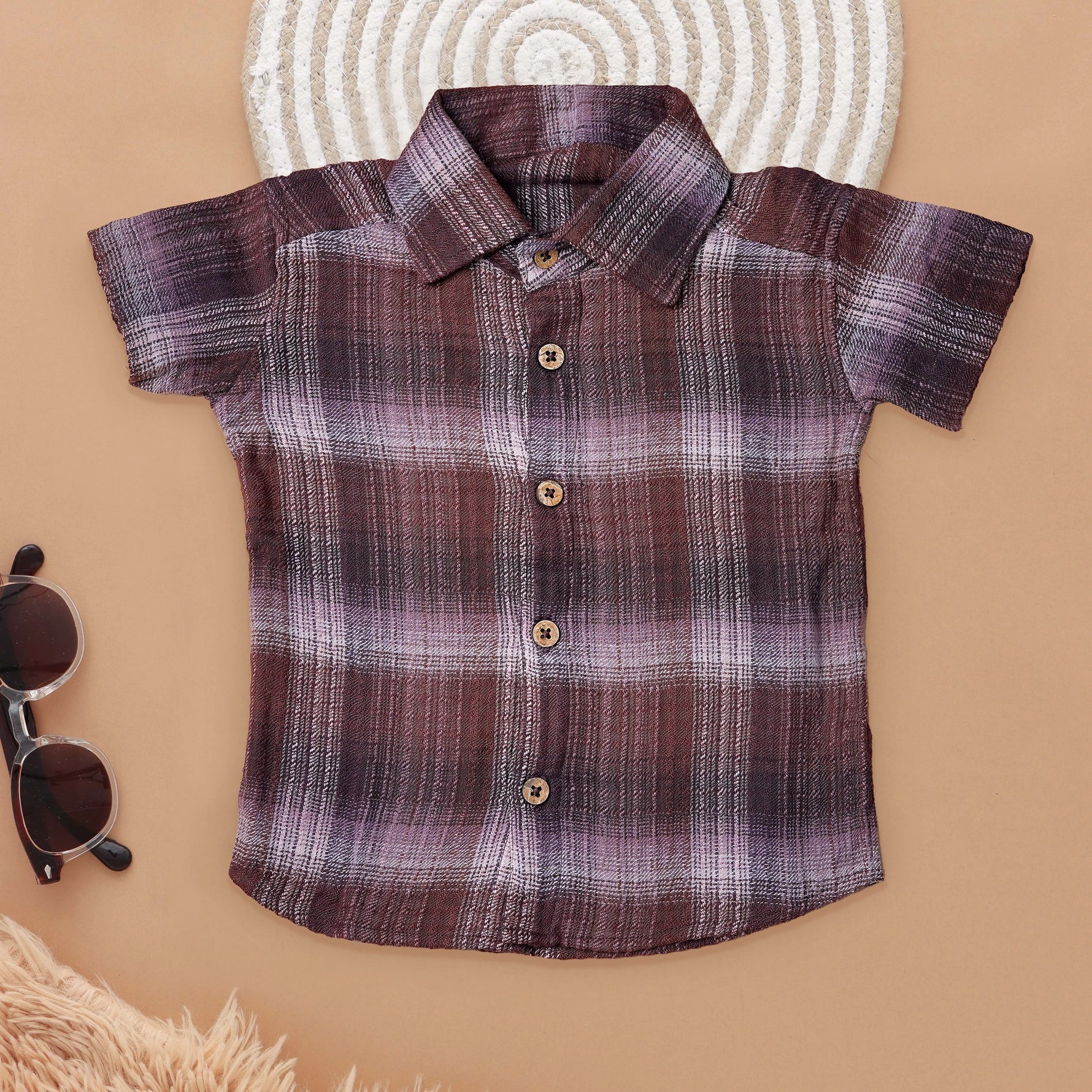 Classic Boys Checkered Shirt for Effortless Style Boon Babies