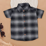 Boys’ Smart Checkered Shirt in Modern Fit Boon Babies