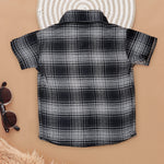 Boys’ Smart Checkered Shirt in Modern Fit Boon Babies