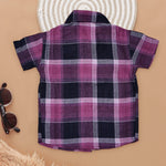 Stylish Boys Checkered Shirt - Perfect for Vacations Boon Babies