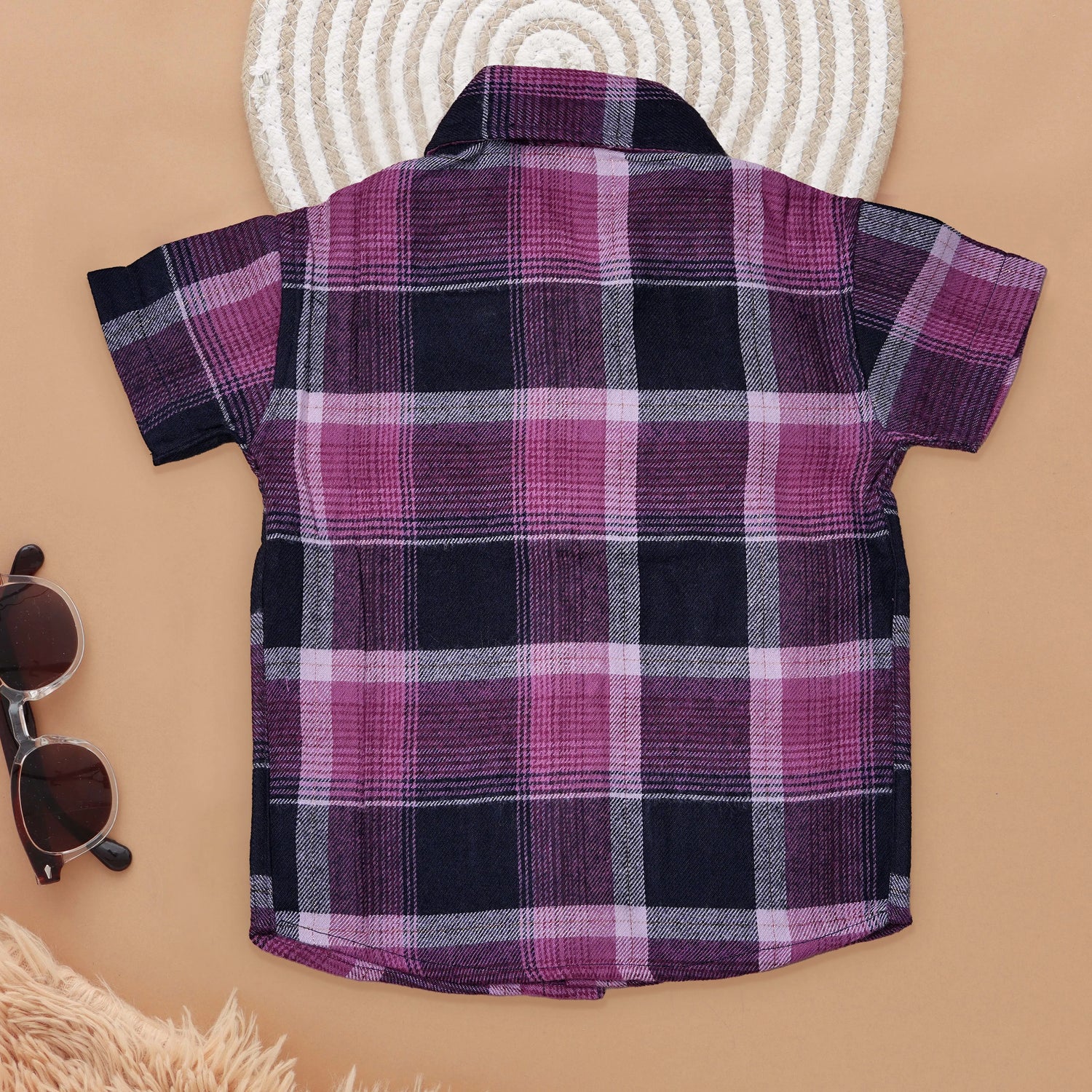 Stylish Boys Checkered Shirt - Perfect for Vacations Boon Babies