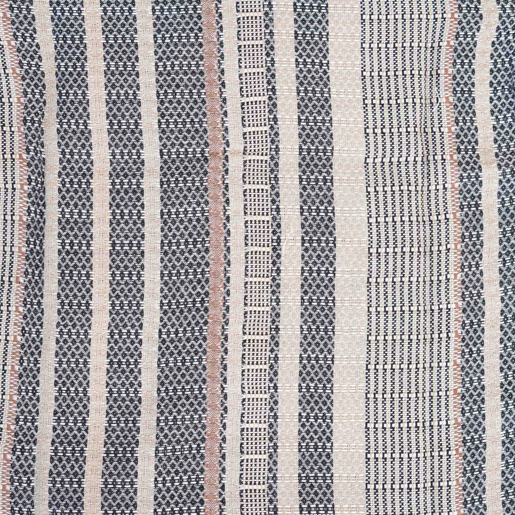Red tribal-inspired print boys' cotton shirt with straight collar by Boon Babies, featuring colorful tribal patterns for casual wear.