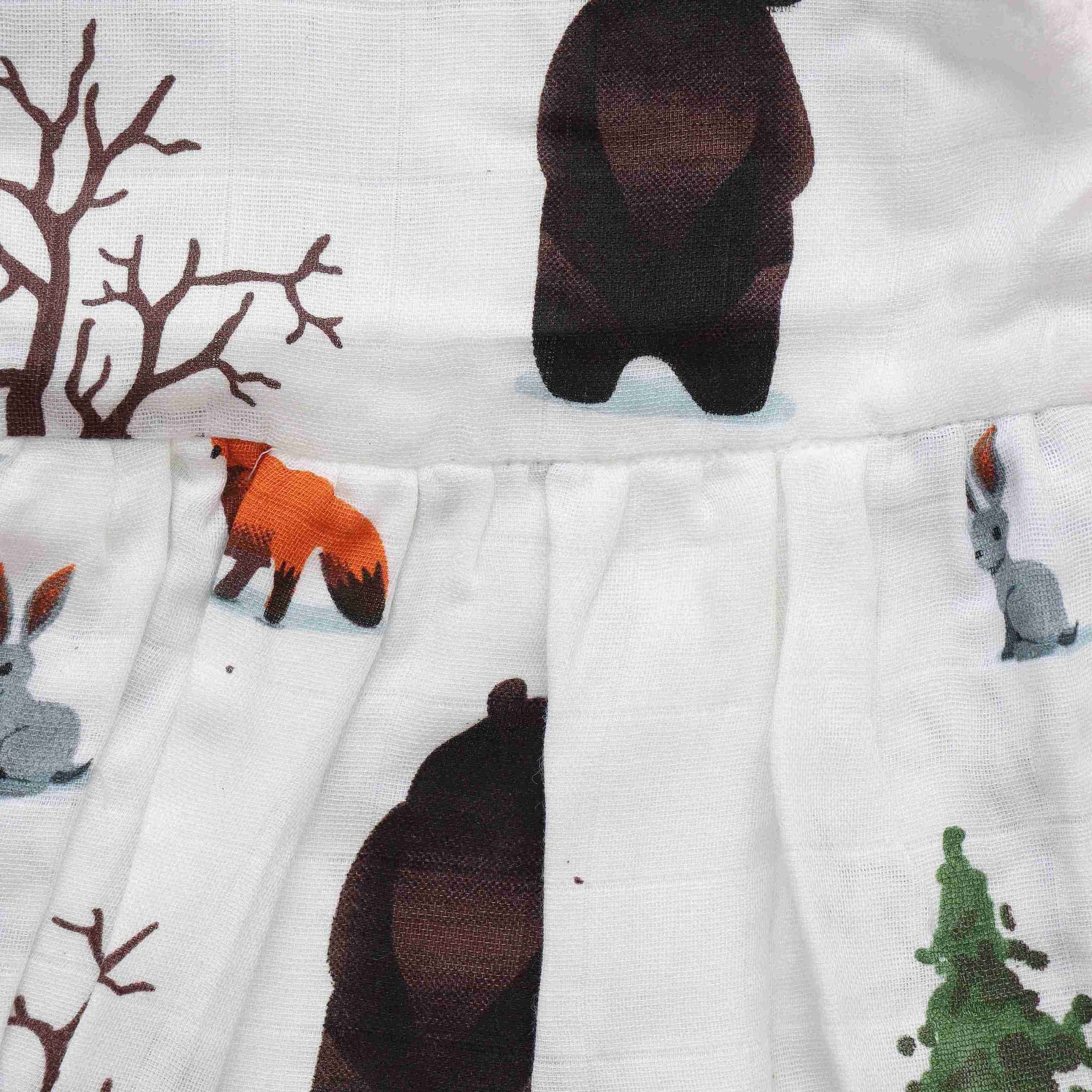 Whimsical Animal Printed Frilled Frock for Babies - Playful Elegance Boon Babies