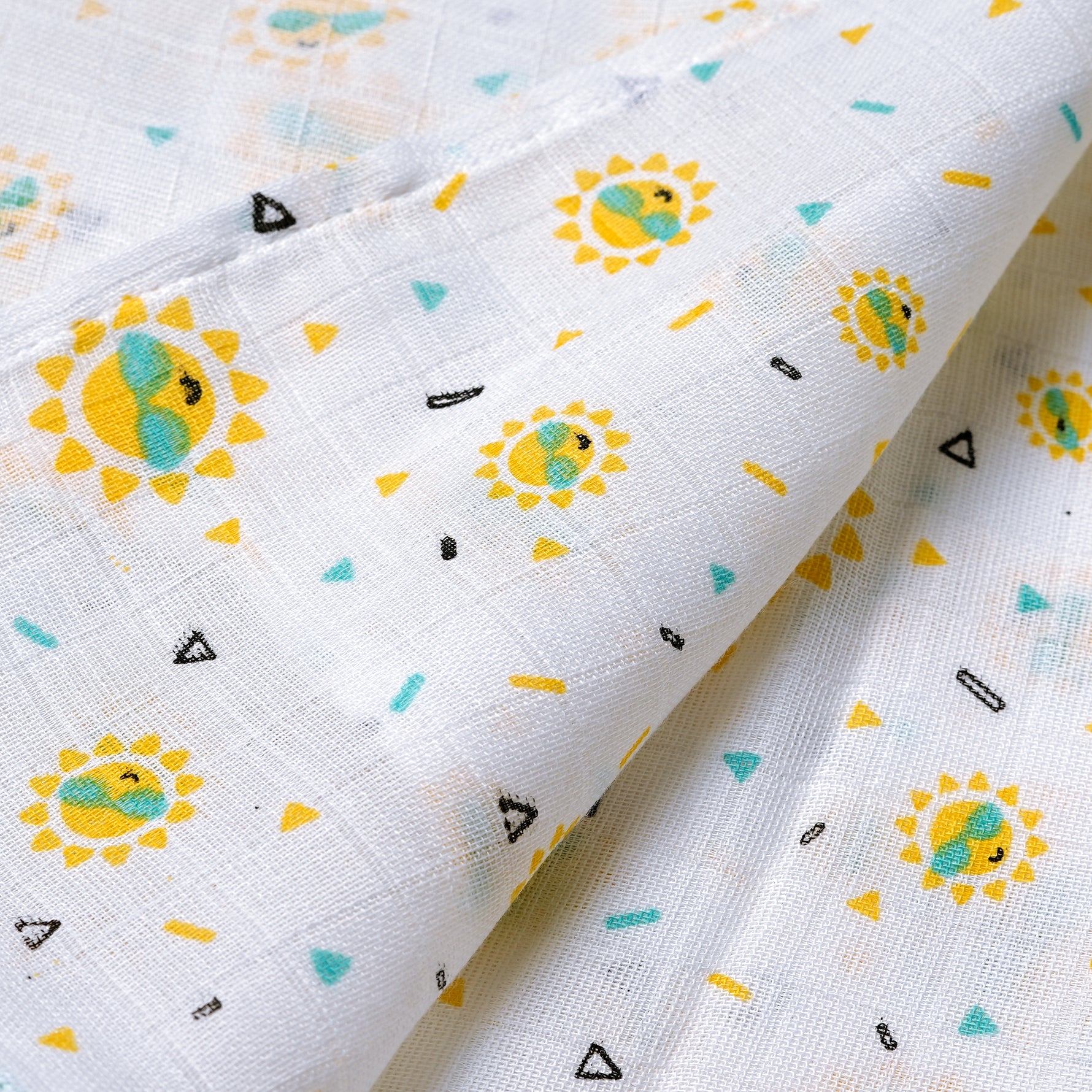 Adorable Muslin Baby Swaddles with Charming Prints Boon Babies