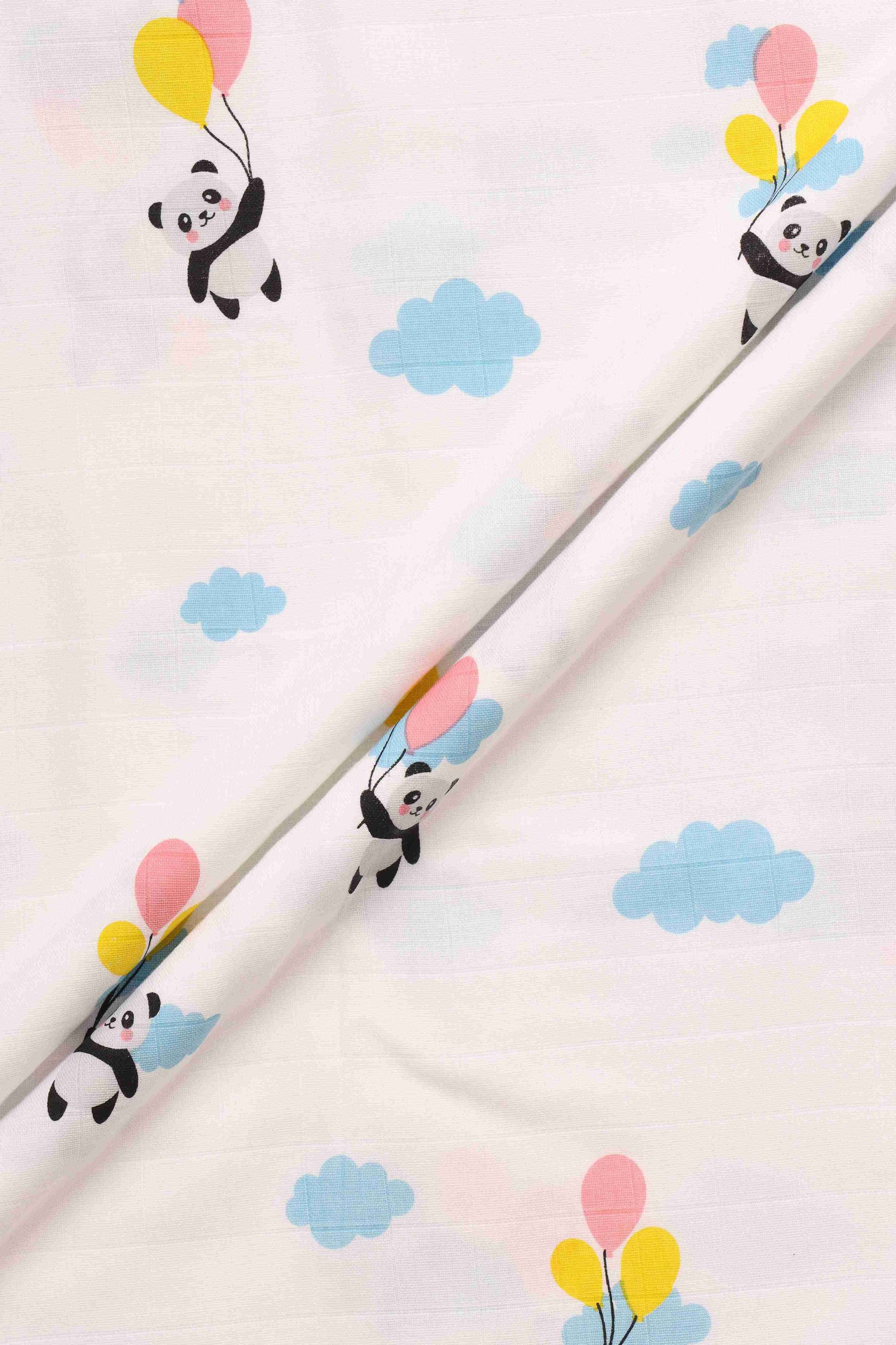 Panda Printed Baby Swaddle - Cozy Charm Boon Babies